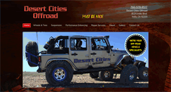 Desktop Screenshot of desertcitiesoffroad.com